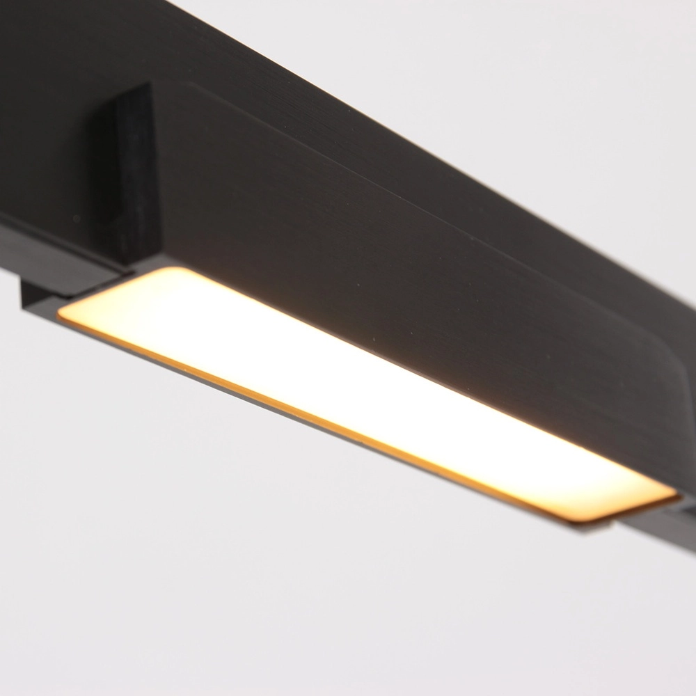 Strakke hanglamp Bloc zwart Steinhauer 8712746148275