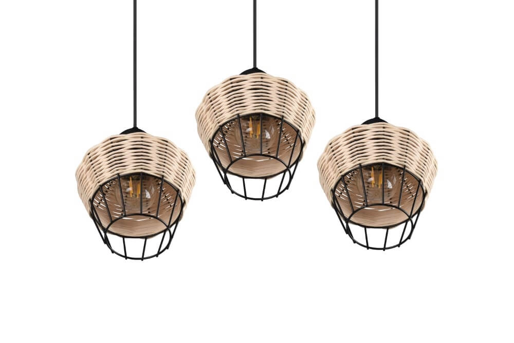 Vide hanglamp Borka rotan Trio 4017807556131
