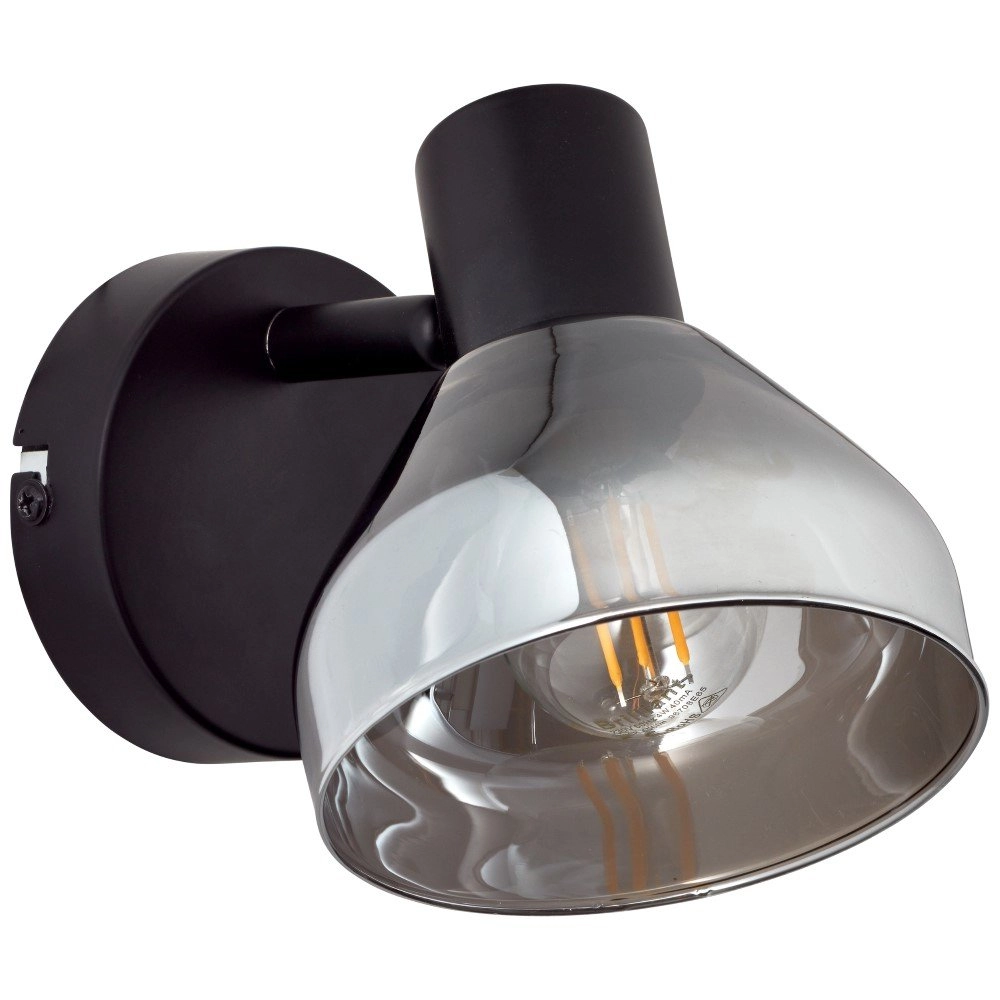 Zwarte wandlamp Reflekt Brilliant 4004353351716