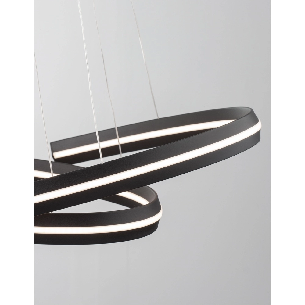 Zwarte hanglamp Torrente ovaal Lyora 5212017419613