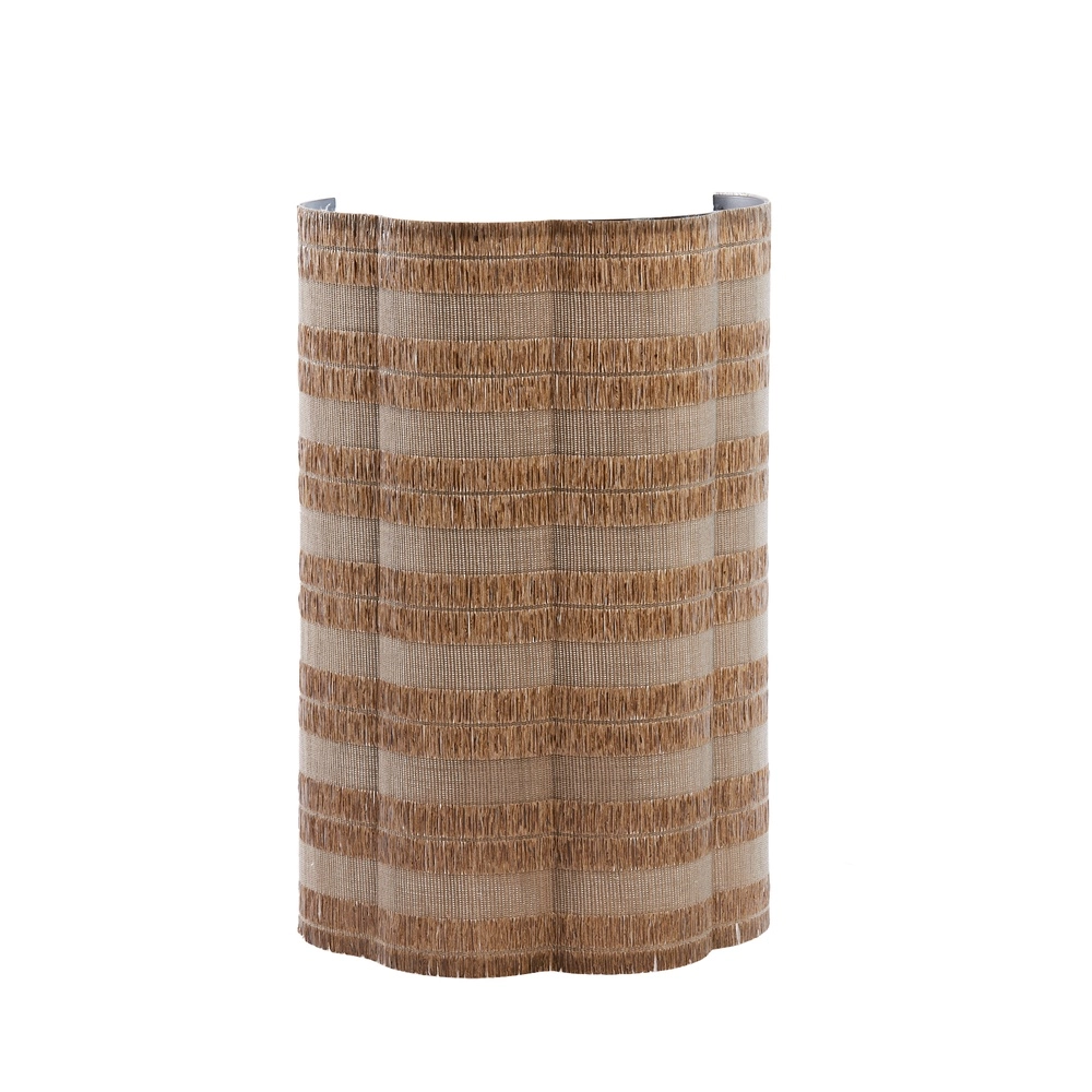 Japandi wandlamp Verdantia 40cm - raffia naturel