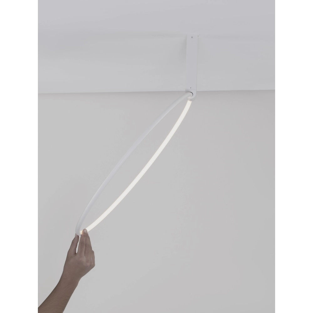 Design plafondlamp Garve wit Ø 60cm Lyora 5212017431820