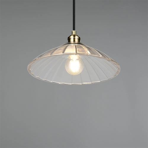 Klassieke hanglamp Eluna oud messing Trio 4017807682465