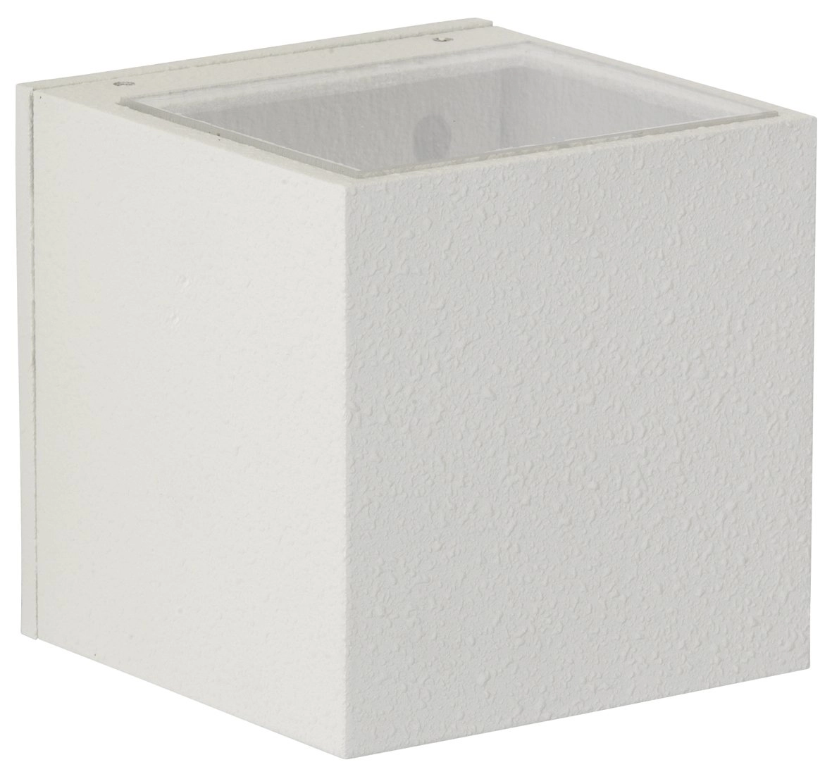 Vierkante Led muurlamp Rhain 10,5cm - wit Albert 4007235823721