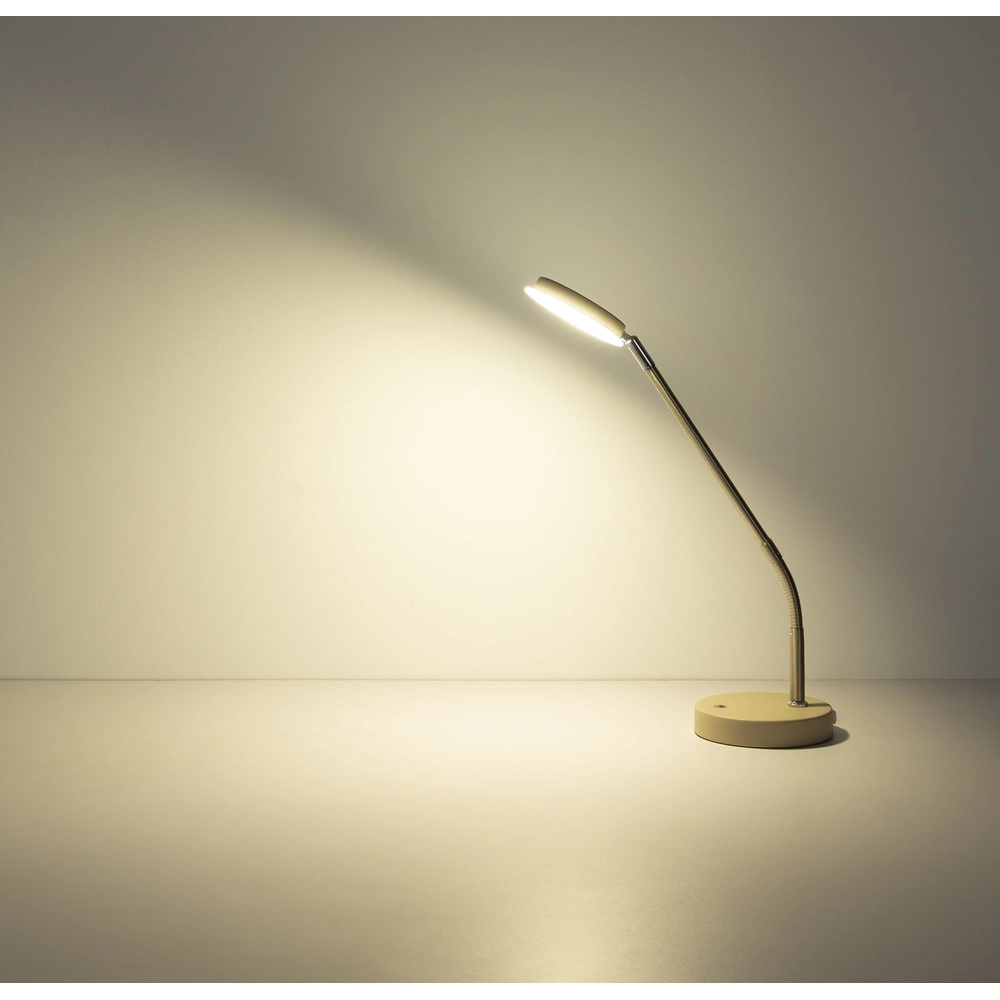 Bureaulamp Silvio zand bruin Globo 9007371593033