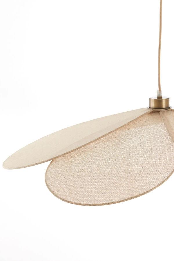 Pendant lamp Fyano flower cream Ø 79cm Light & Living 8717807706692