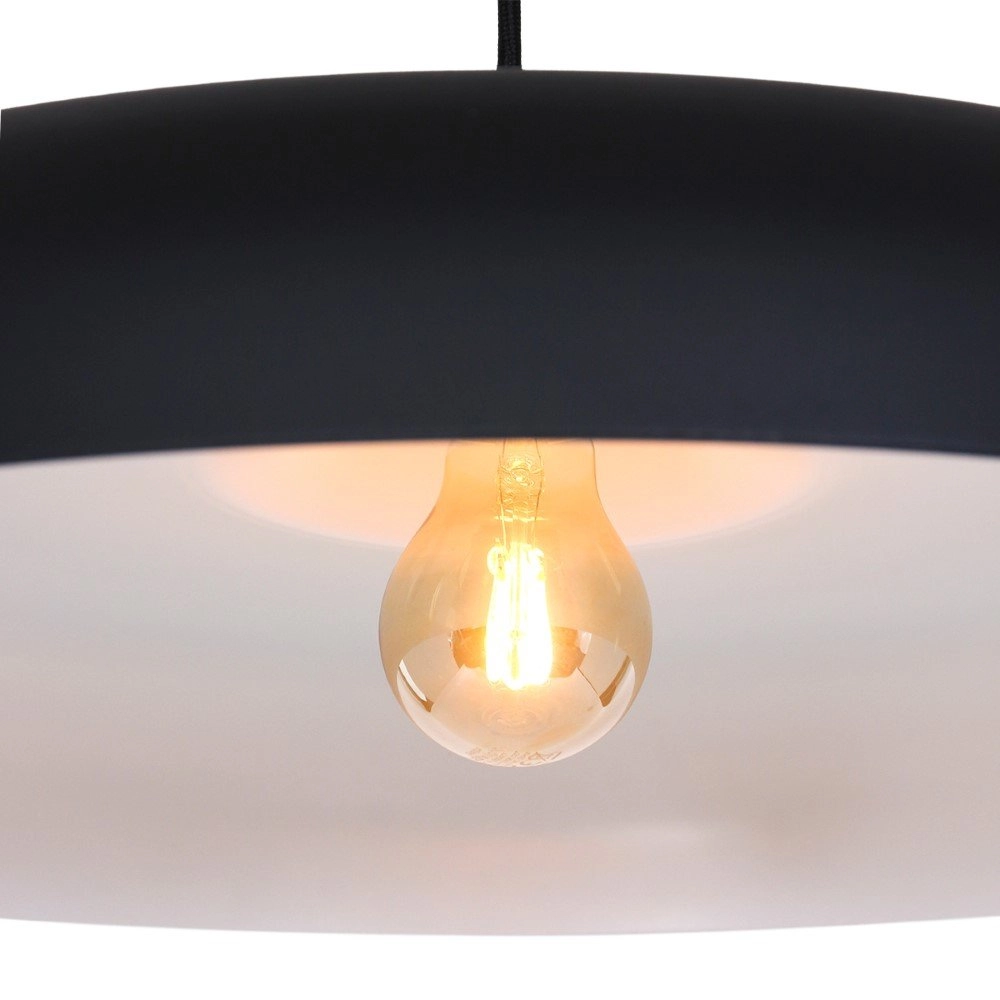 Zwarte hanglamp Krisip Ø 50cm Steinhauer 8712746132564