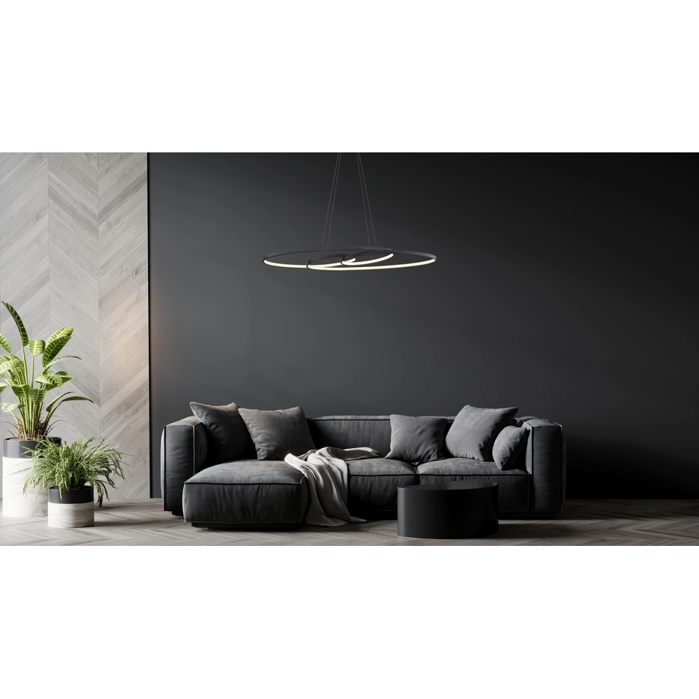 Design hanglamp Spira zwart Globo 9007371450251