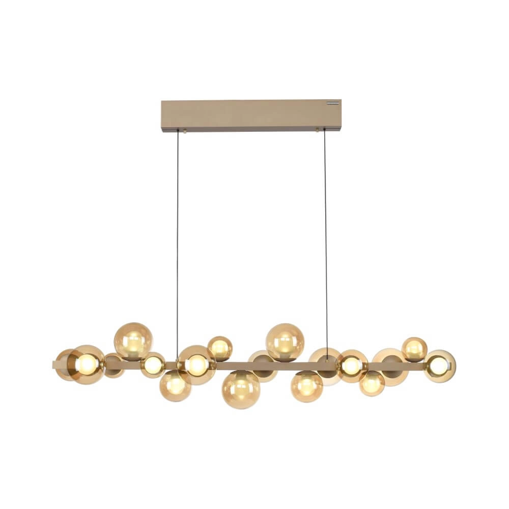 Unieke hanglamp Pure E-Popup 18-lichts brons
