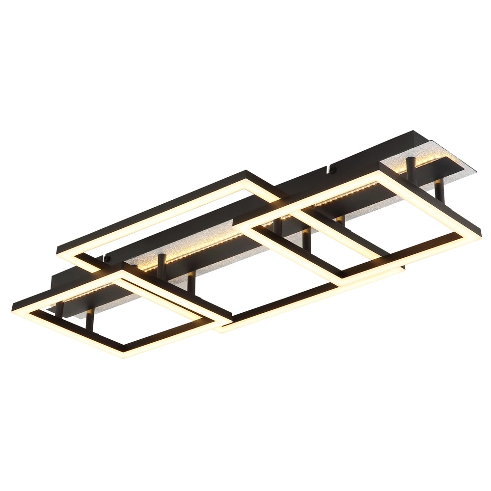 Moderne plafondlamp Estrada zwart