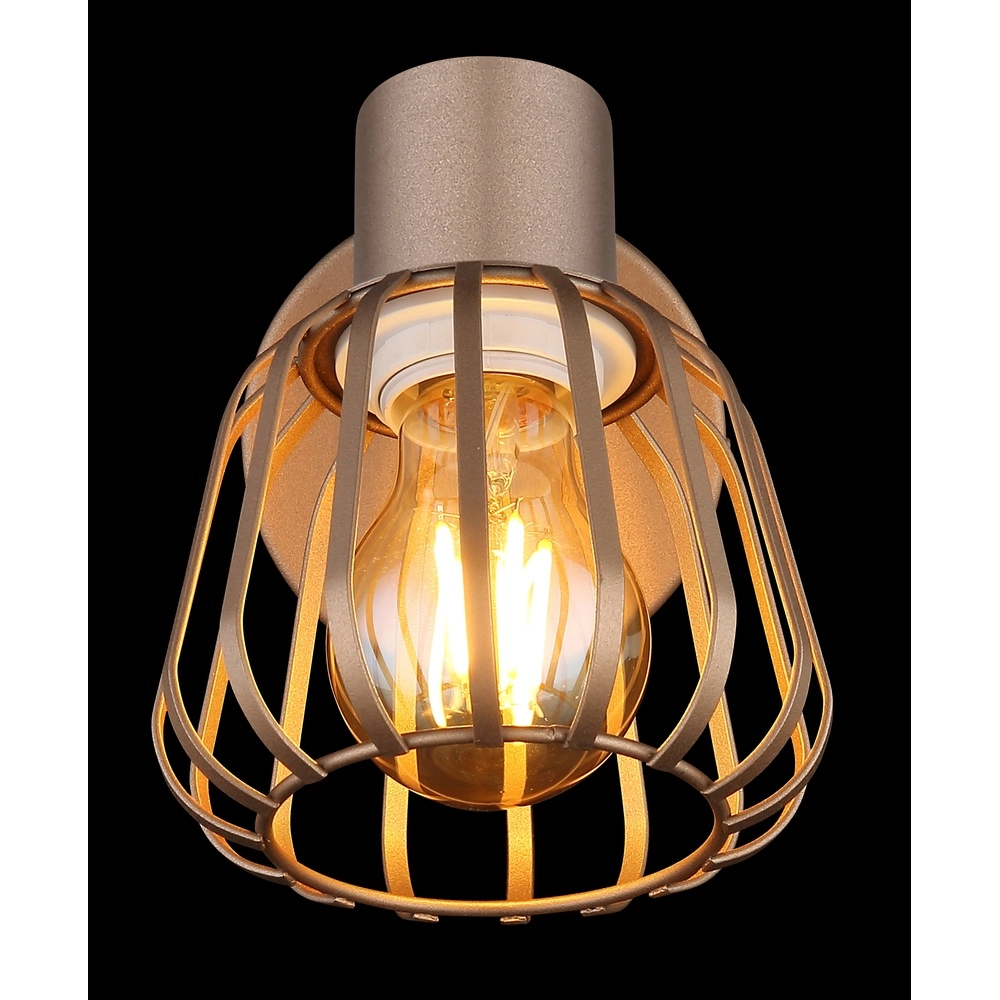 Wandlampje Olin koffie bruin Globo 9007371583577