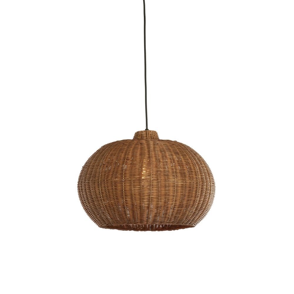 Rotan hanglamp Melzor Ø 45cm - donker bruin Light & Living 8717807820596