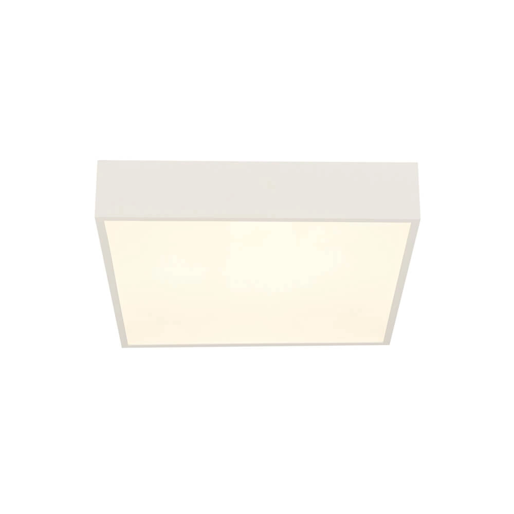 Badkamer plafondlamp Zeus vierkant wit