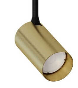 Kantelbare opbouwspot Mono Long goud Lyora 5903139773294