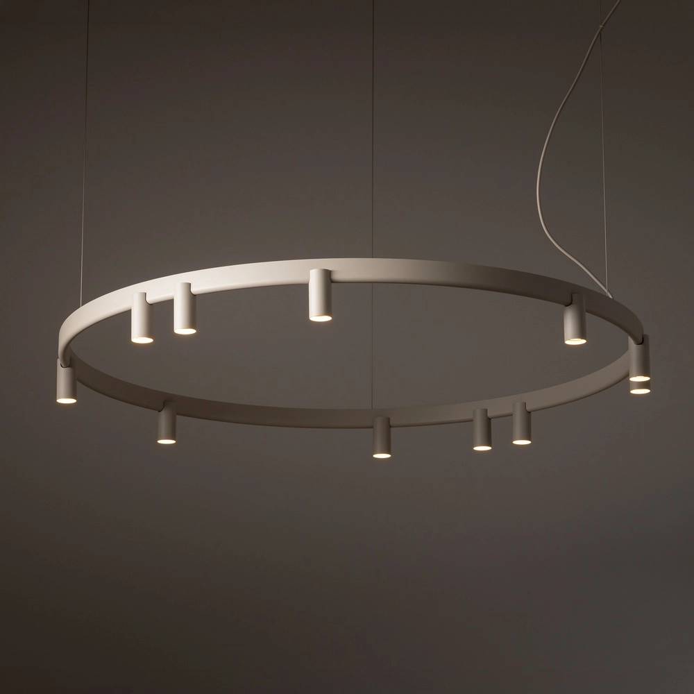 Design hanglamp Fourty zand bruin Ø 116cm Lyora 5903139122870