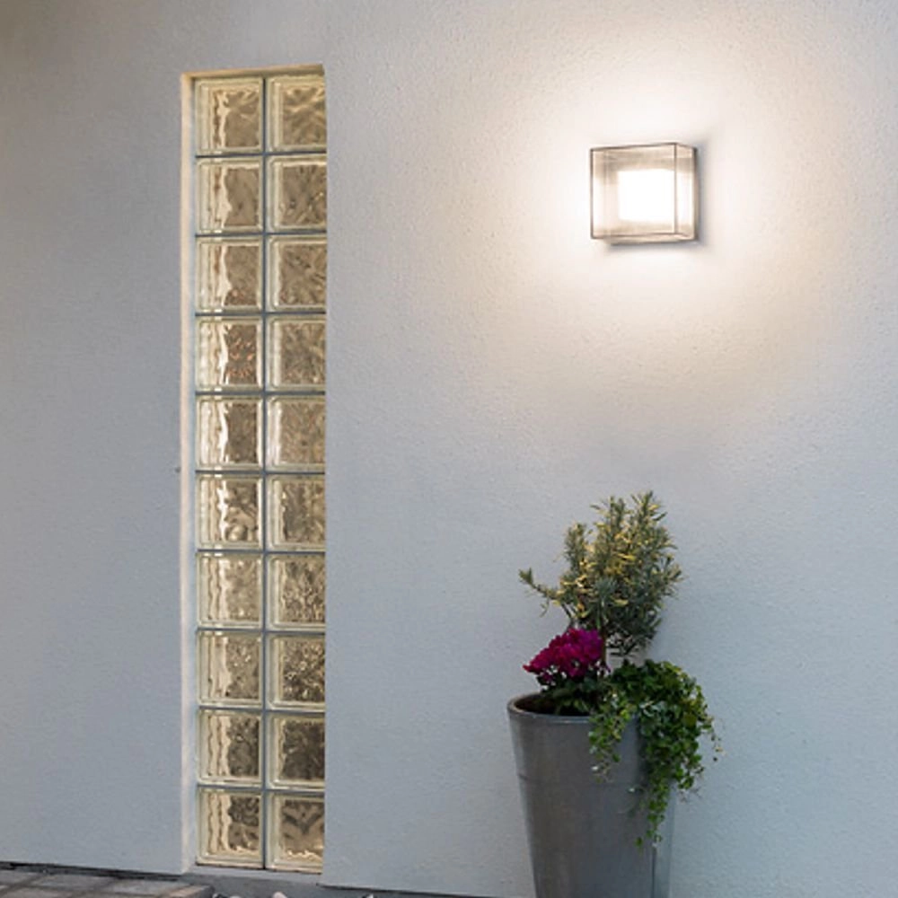 Led buitenlamp Sanremo 21cm zilvergrijs KonstSmide 7318307925319