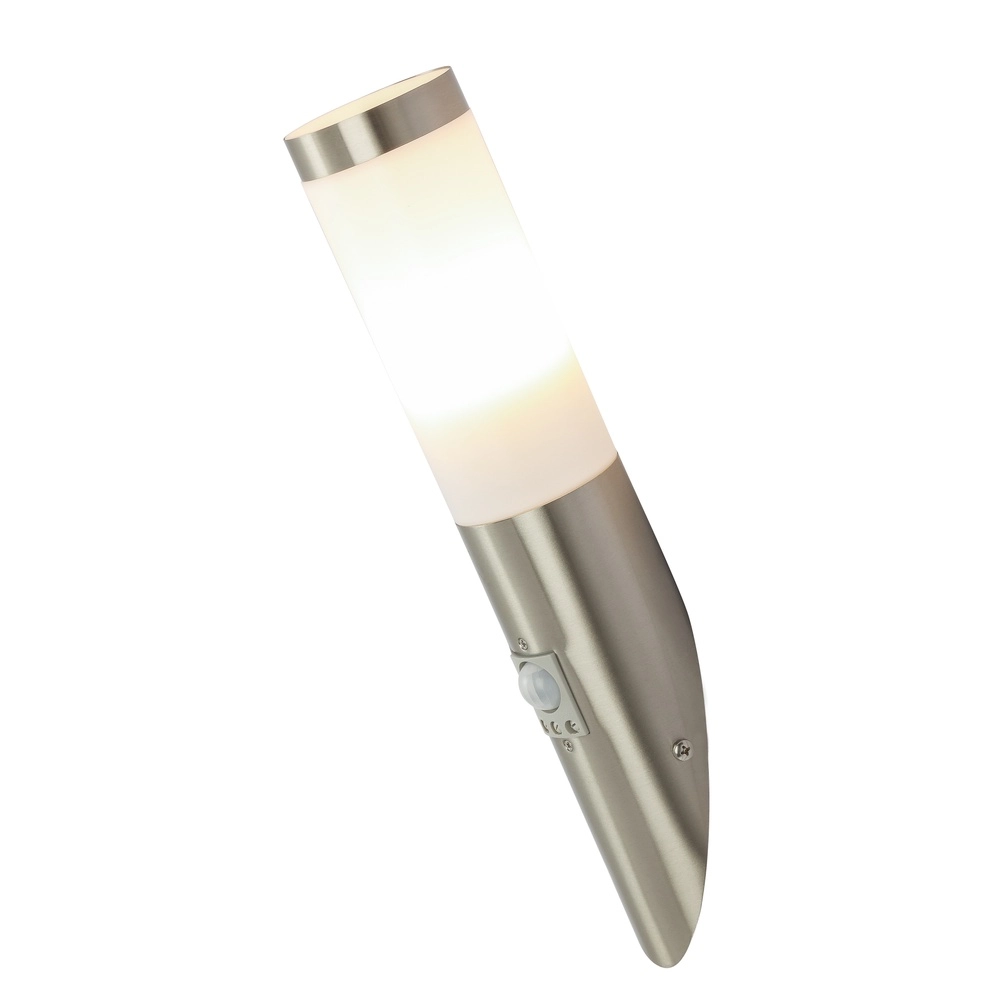 Buitenlamp Boston Led RVS met wit en sensor