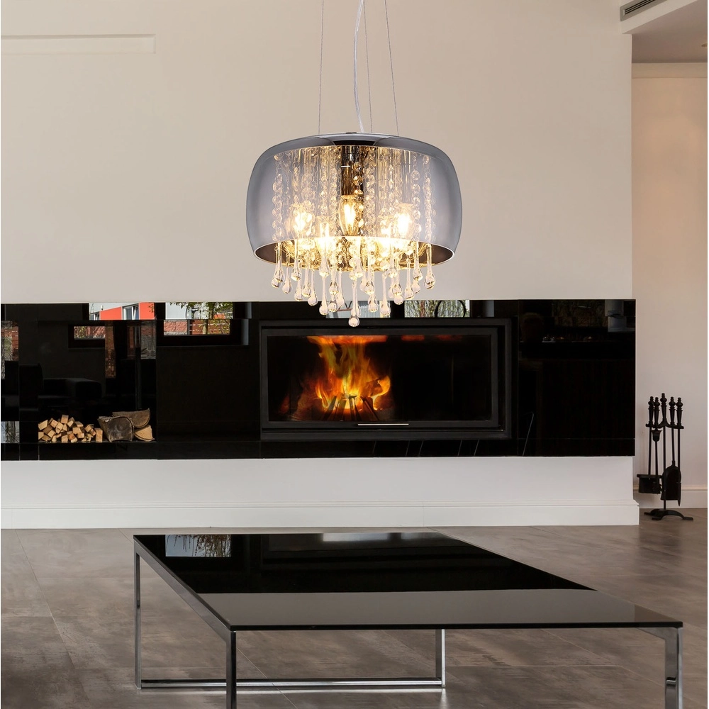 Hanglamp Kalla Ø 35cm chroom Globo 9007371385706