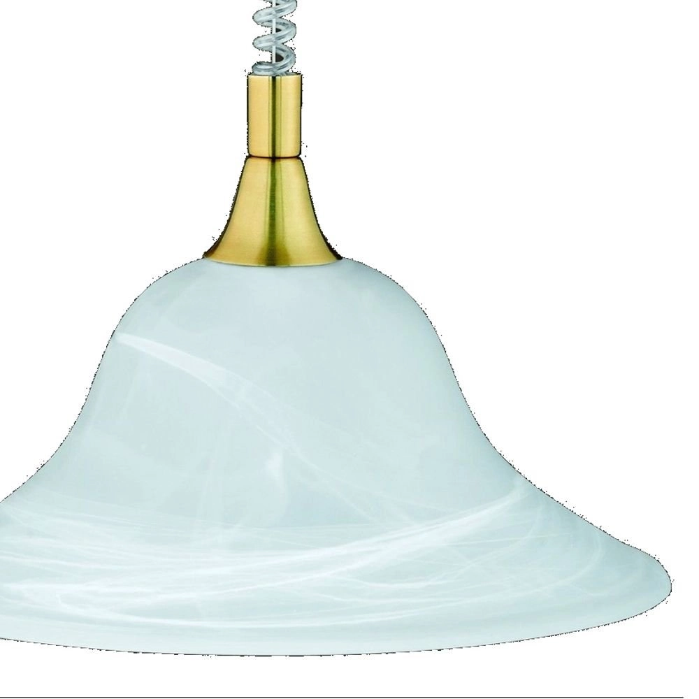 Hanglamp Series 3407 goud met mintglas Trio 4017807196016