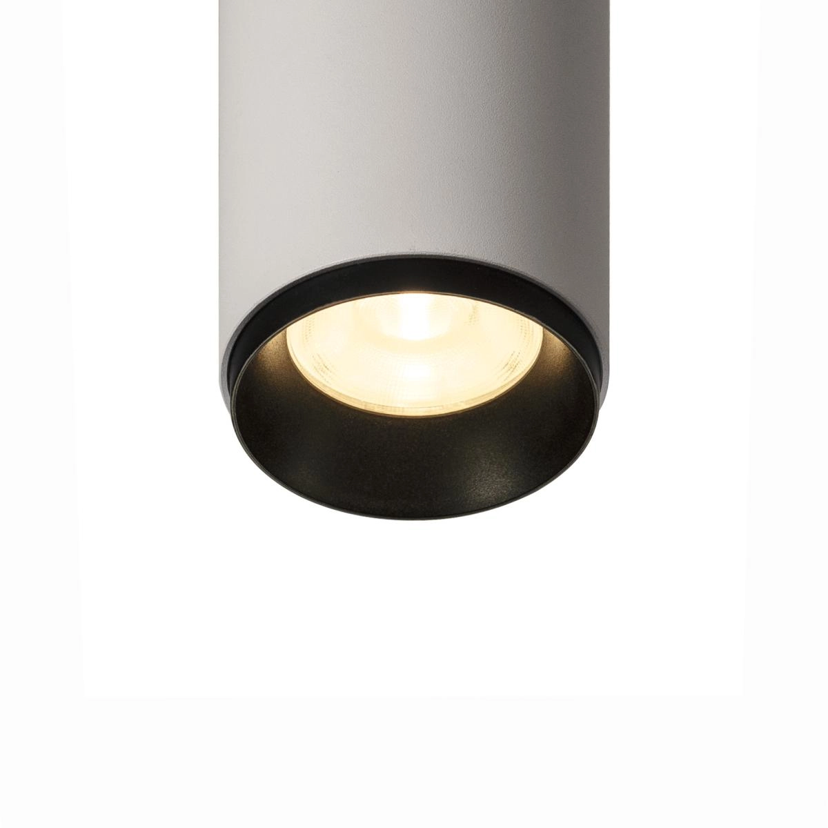 Opbouwspot Numinos S cilinder wit/zwart 3000K - 24gr SLV 4024163242844