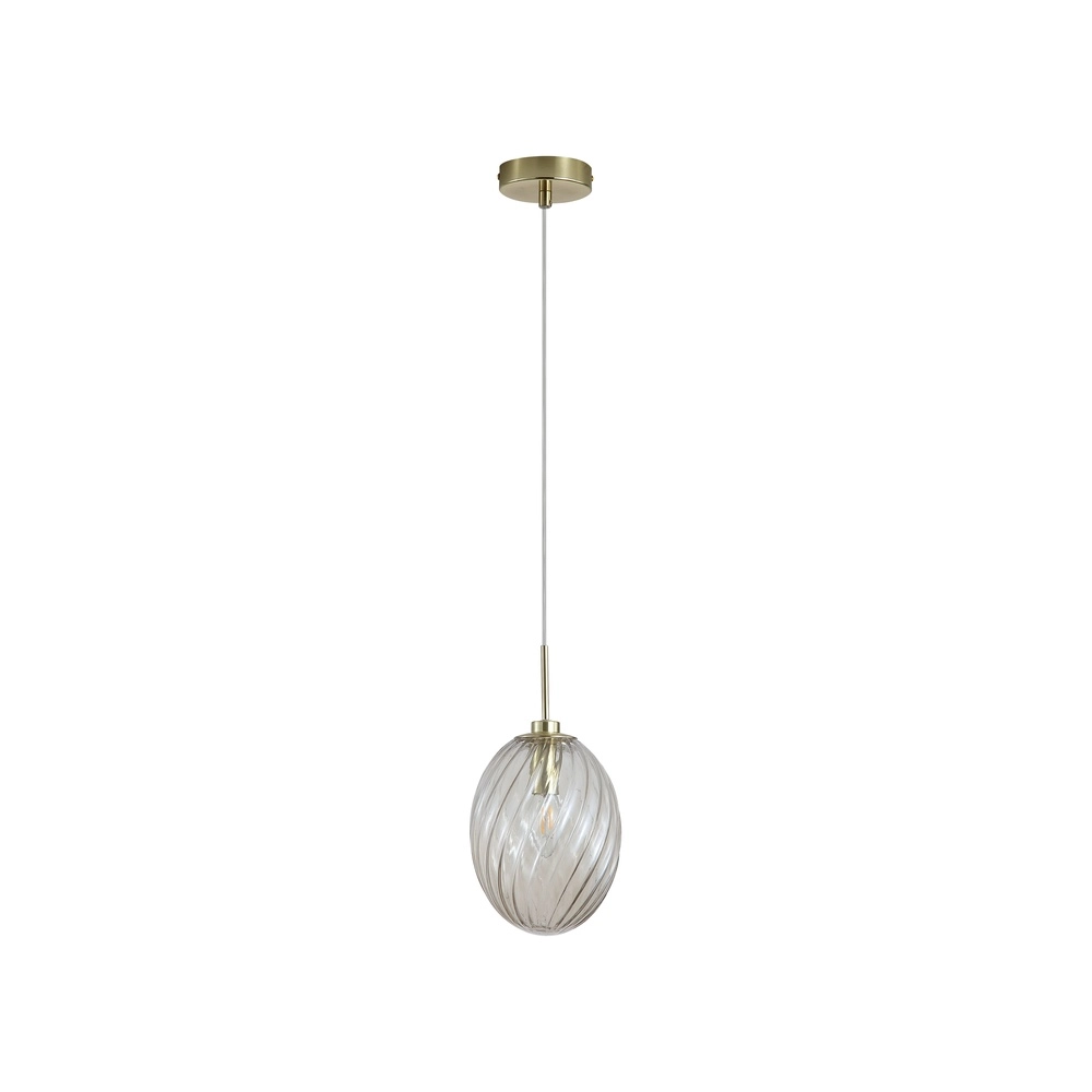 Hanglamp Whirl champagne glas Searchlight 5053423299518