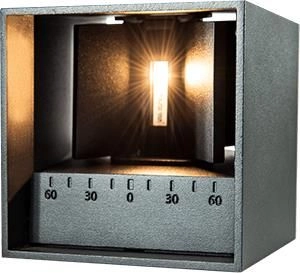 Zwarte wandspot Cubo up-down Vtac 8714984932463