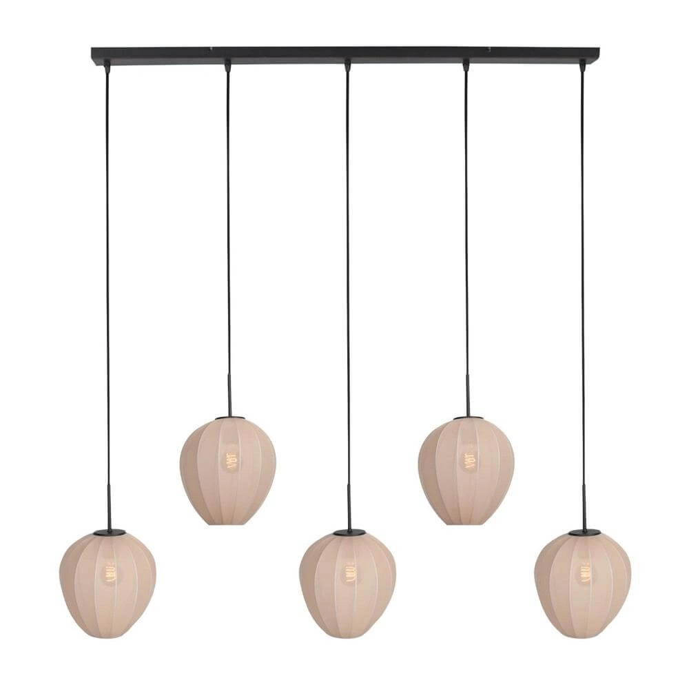 Hanglamp HaloSwap met 5 crème kappen