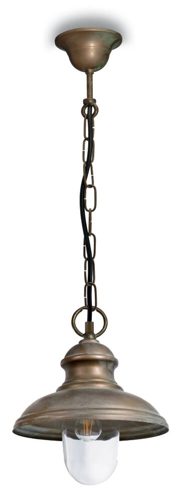Landelijke hanglamp Little Mill M - verouderd messing