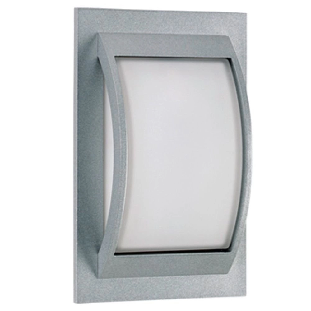 Buitenlicht Square Curved Zilvergrijs