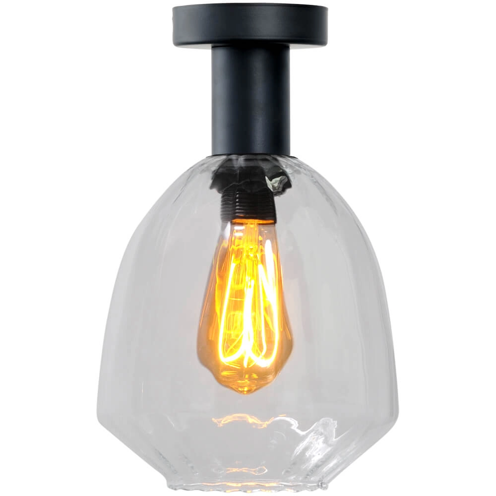 Plafondlamp - Ø 20cm - Porto met Nicolette helder glas