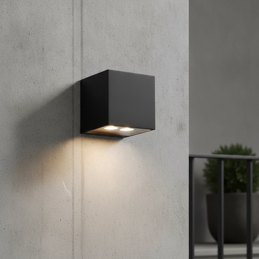 Design opbouwspot Rob zwart