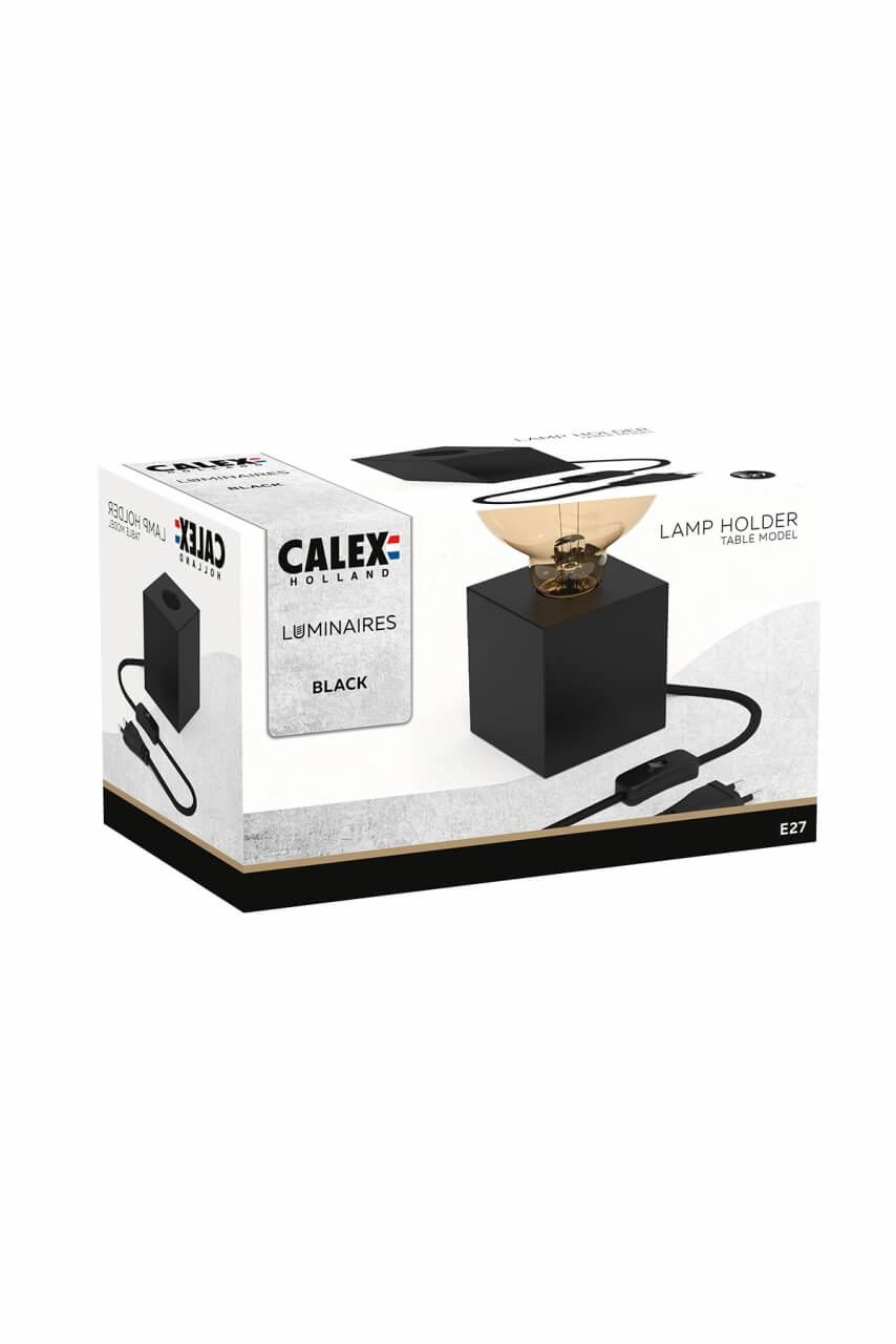 Zwart tafellampje Calexa Circle 8712879147985