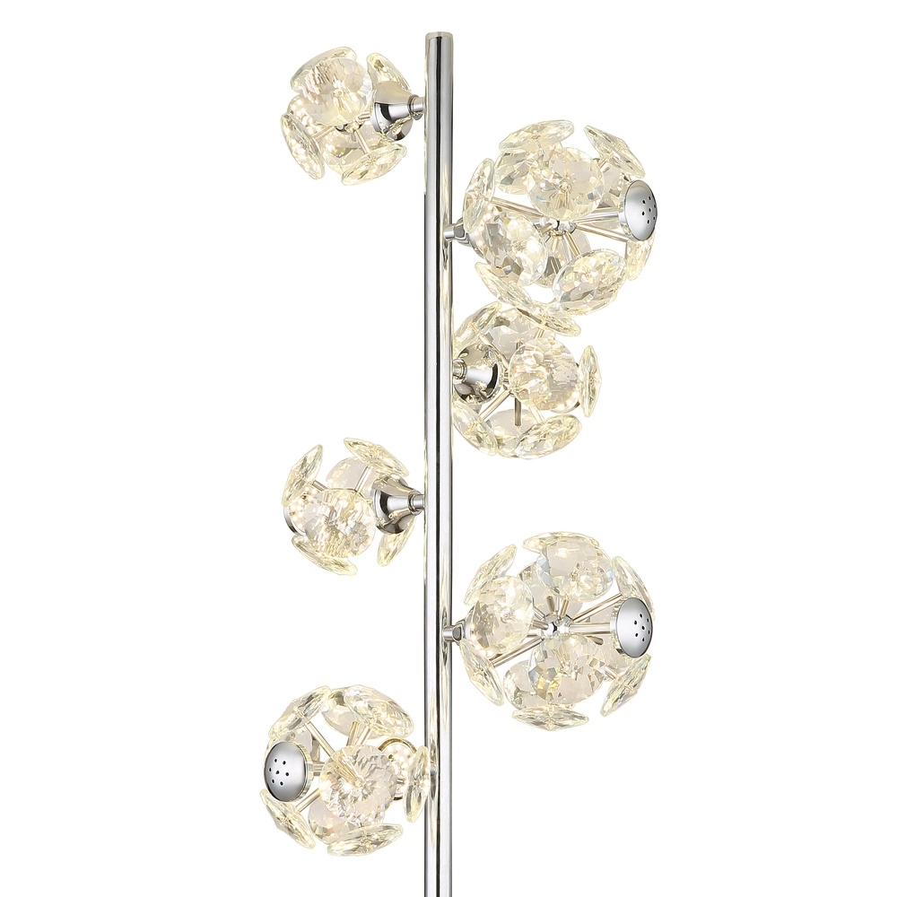 Vloerlamp Virina chroom Globo 9007371512263