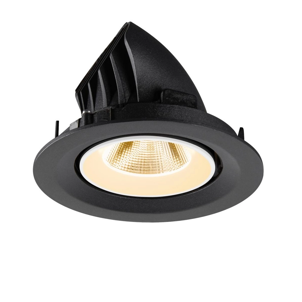 Inbouwspot Numinos Gimble M zwart/wit 2700K - 20gr SLV 4024163312127