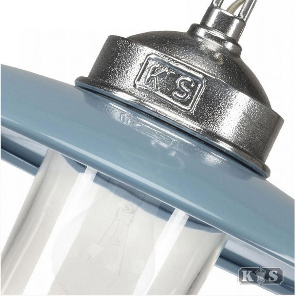 Veranda hanglamp Solingen Retro retro blauw KS verlichting 8,71473E+12