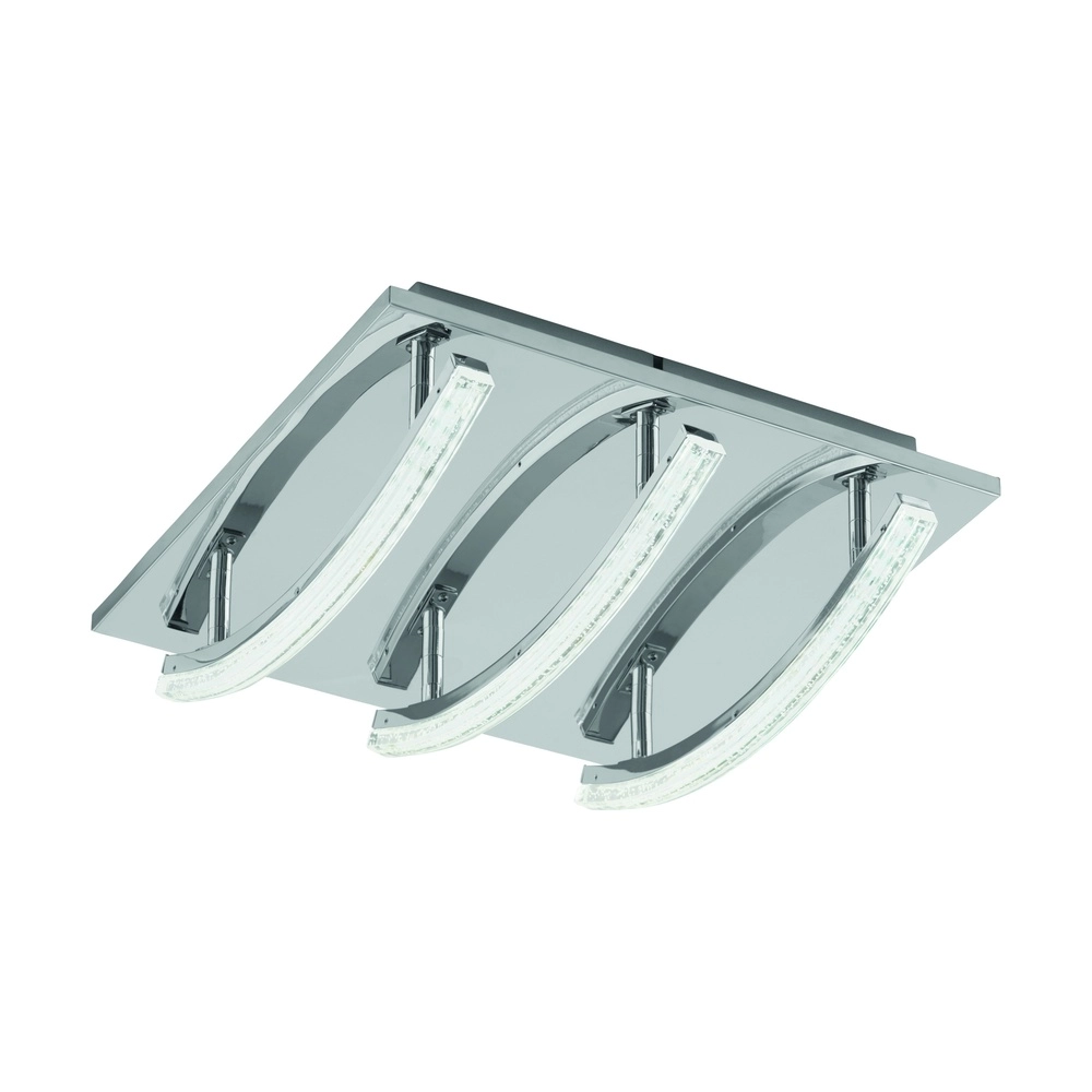 Plafondlamp Pertini chroom
