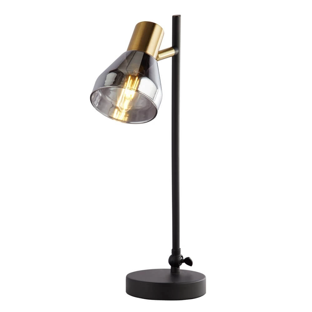 Bureaulamp Westminster zwart met goud