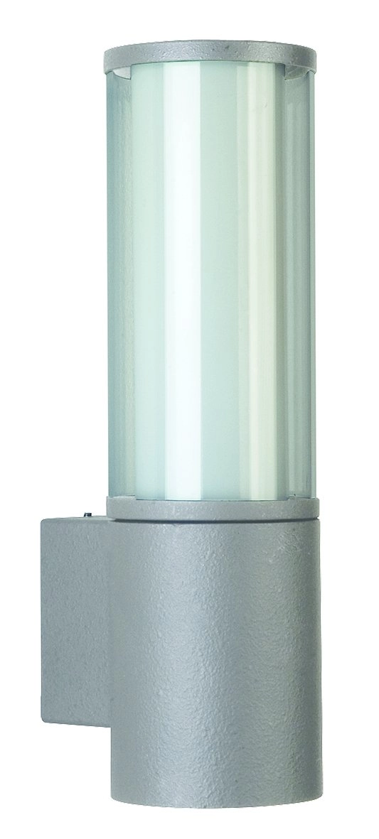 Ronde wandlamp Rod grijs