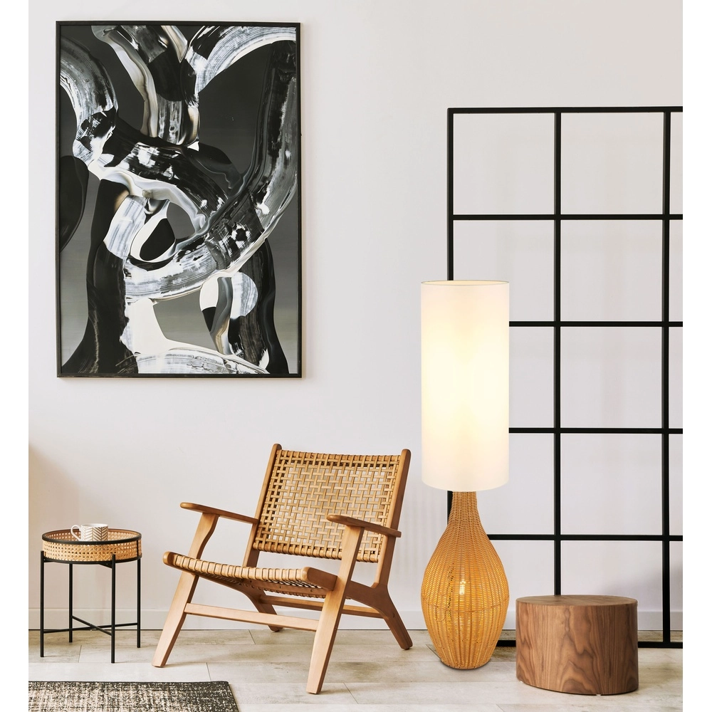 Scandinavische vloerlamp Anko rotan Globo 9007371507993