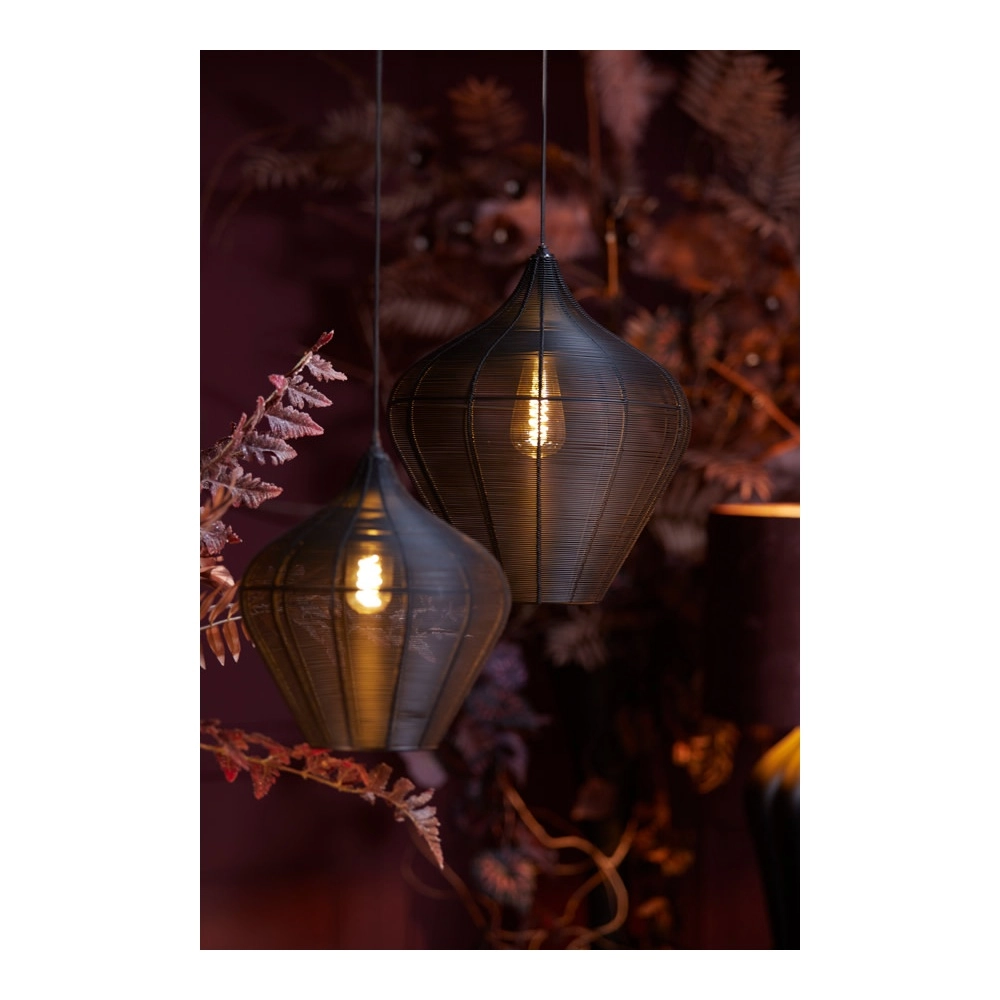 Hanglamp Alvaro zwart Ø 36cm Light & Living 8717807602581