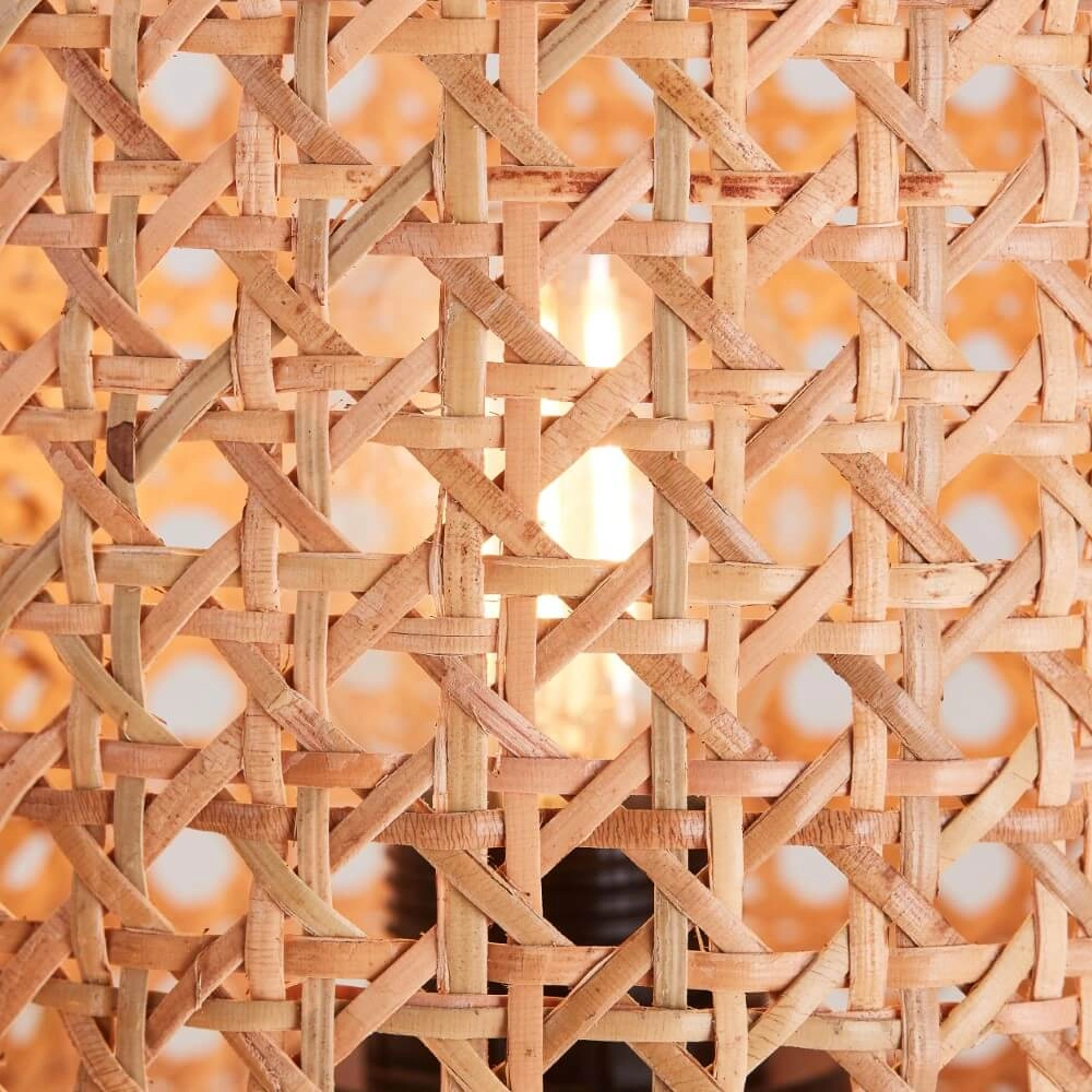 Rotan plafondlamp Wiley 3-lichts Brilliant 4004353396519