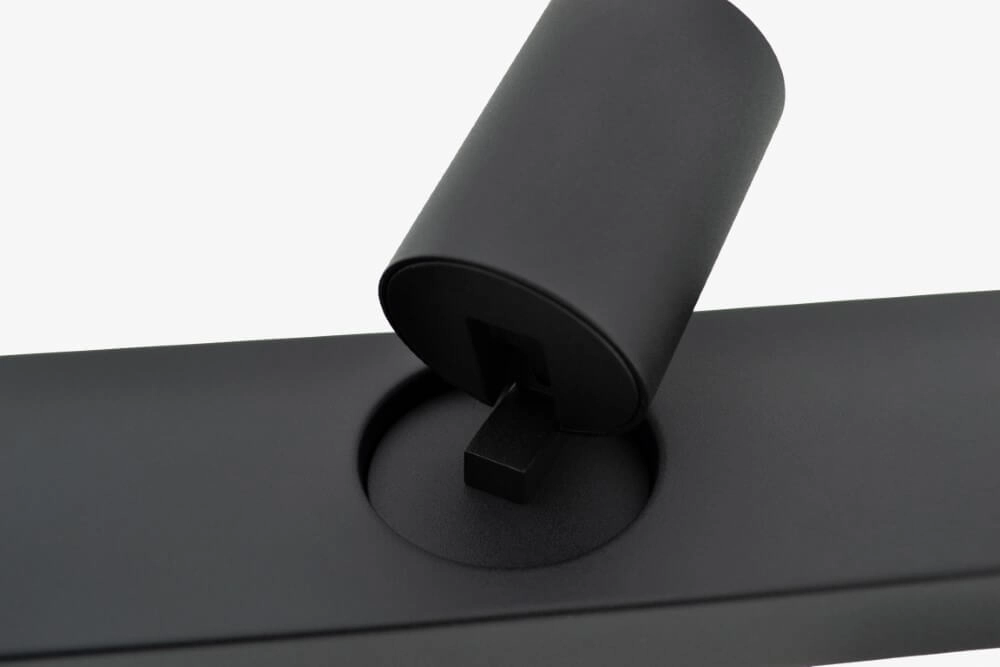 Badkamer opbouwspot Seller - IP44 zwart Lyora 5053423187747