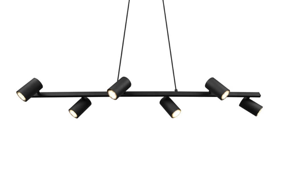 Zwarte hanglamp Marley Trio 4017807523652