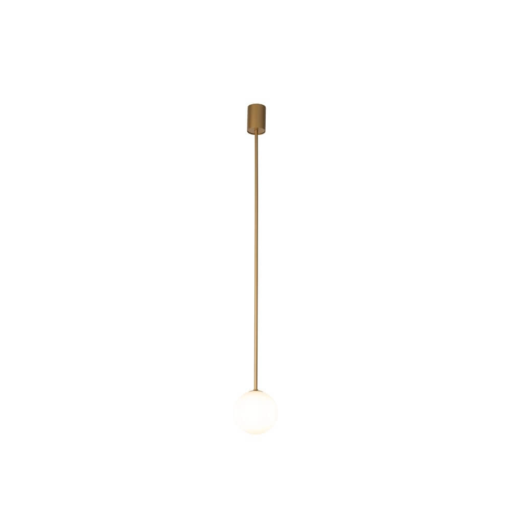 Glazen plafondlamp Kier M goud - 96cm Lyora 5903139103060