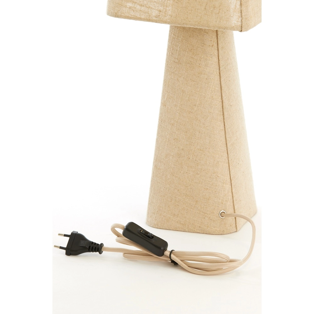 Linnen schemerlamp Mikko 58cm - naturel Light & Living 8717807758813