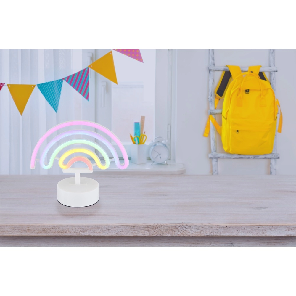 Tafellampje Pelangi neon regenboog Globo 9007371484485