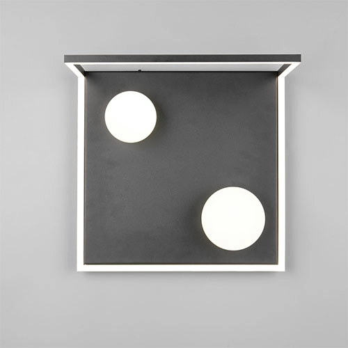 Design plafondlamp Arola zwart Trio 4017807683578