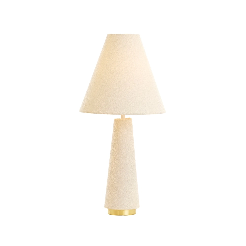 Schemerlamp Devia Ø 30cm - bouclé - beige Light & Living 8717807759469