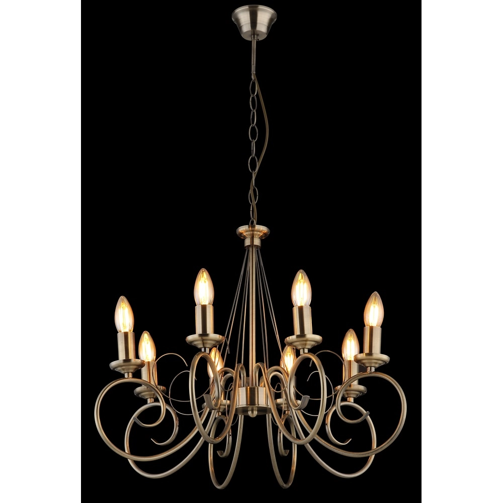 Kroonluchter Truncatus goud Globo 9007371208920