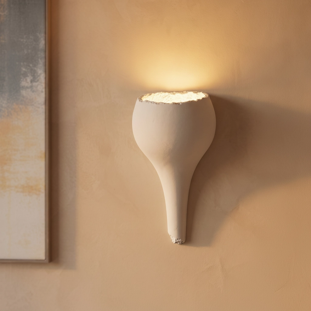 Witte wandlamp Miso design